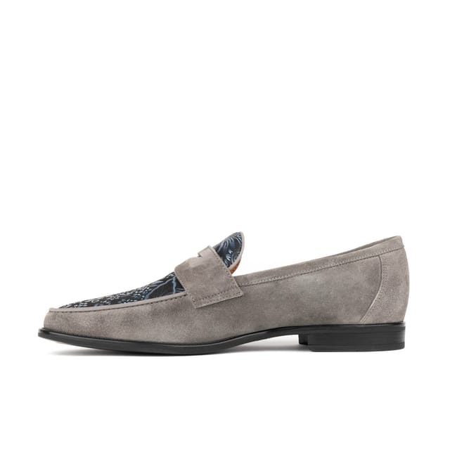 Embassy London Embassy London Men's Henry - Light Grey & Paisley - 3