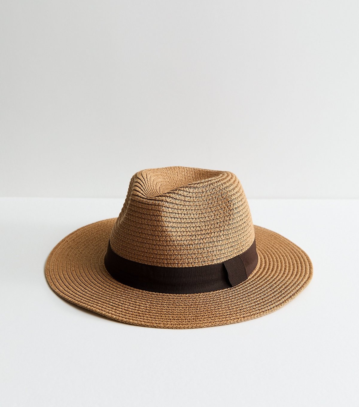 New Look Tan Straw Fedora Hat New Look - 2