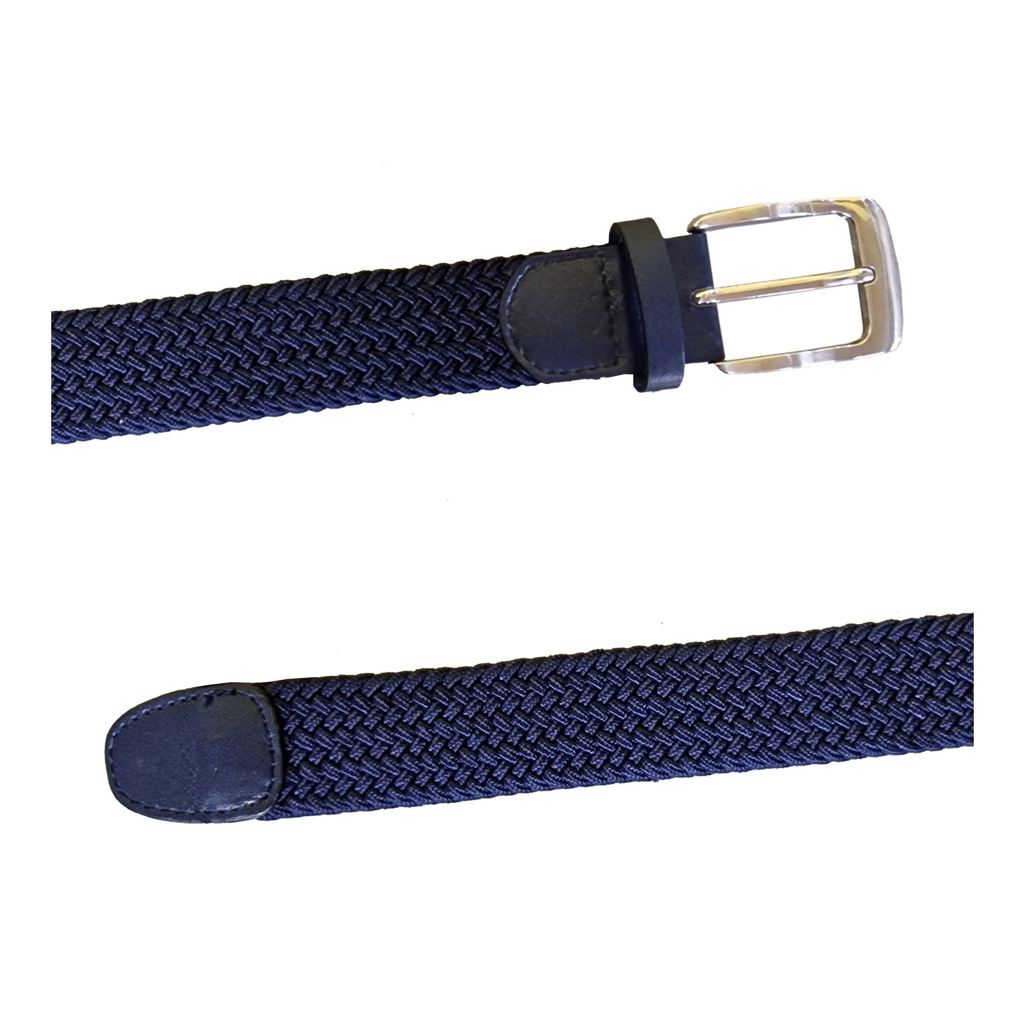 Duke Clothing Duke Clothing Men's Dani Stretch Braided Belt in Navy - 3