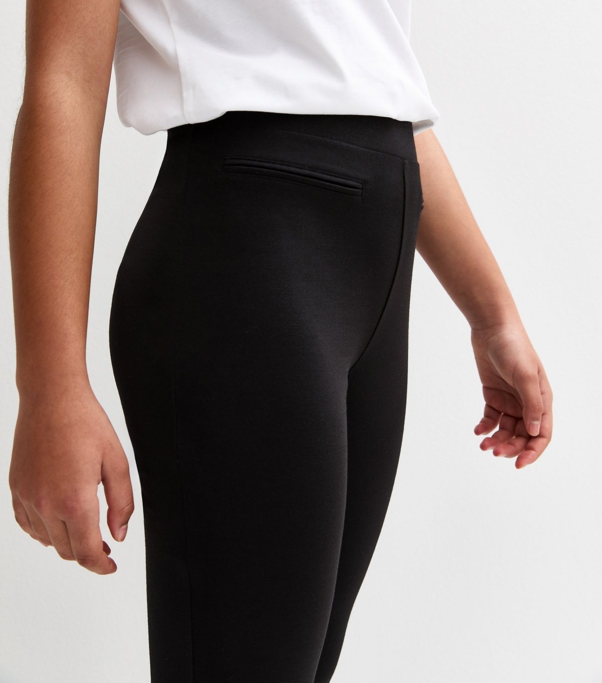 New Look Girls' Black Pull On School Trousers New Look - 2