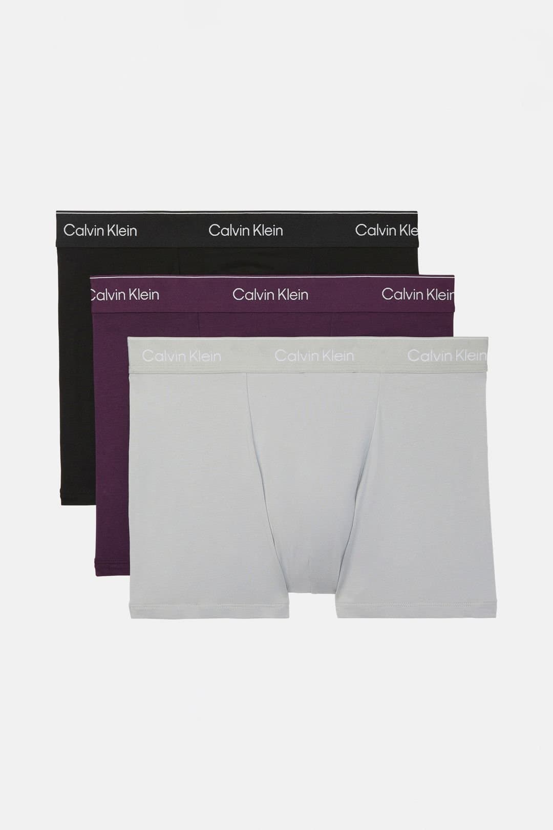 Calvin Klein Calvin Klein Men's Trunk 3PK Black/Harbor Mist/Dark Purple