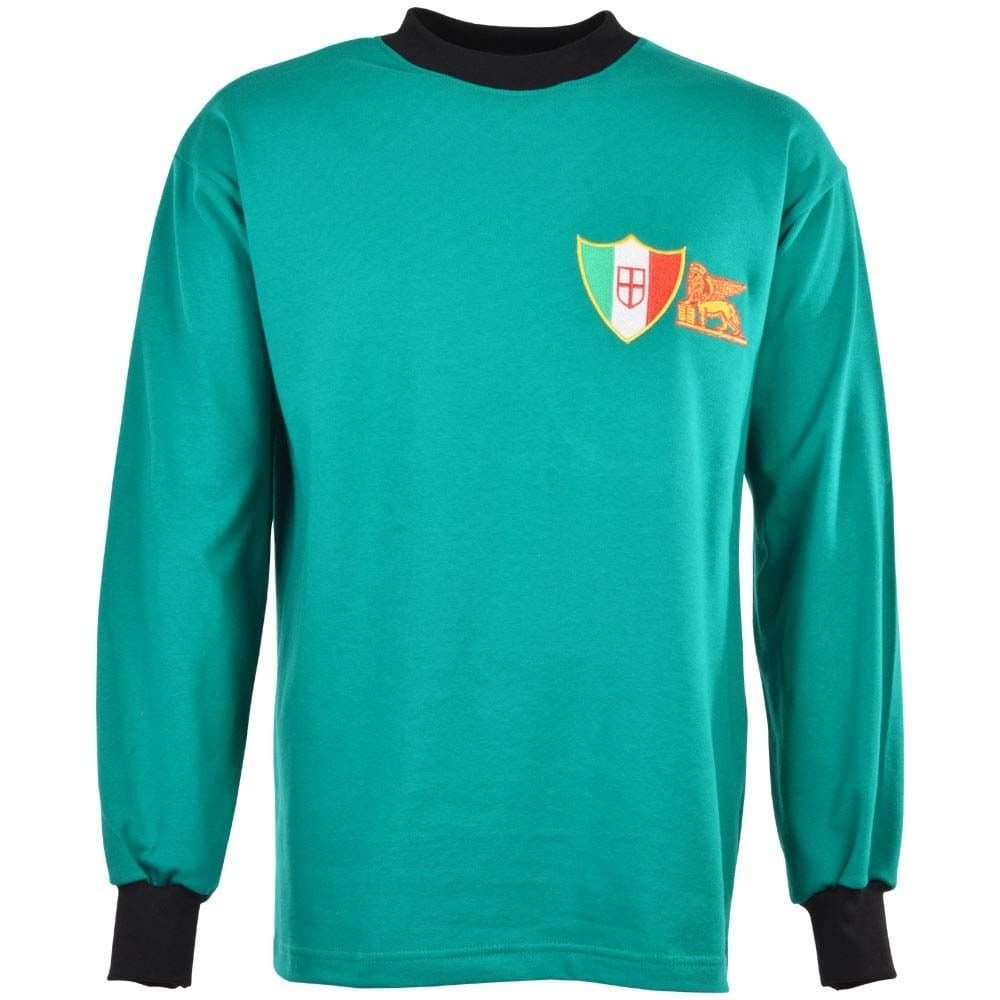 OGC Nice OGC Nice Men's Mens Retro Venice 1941 Football Shirt in Green