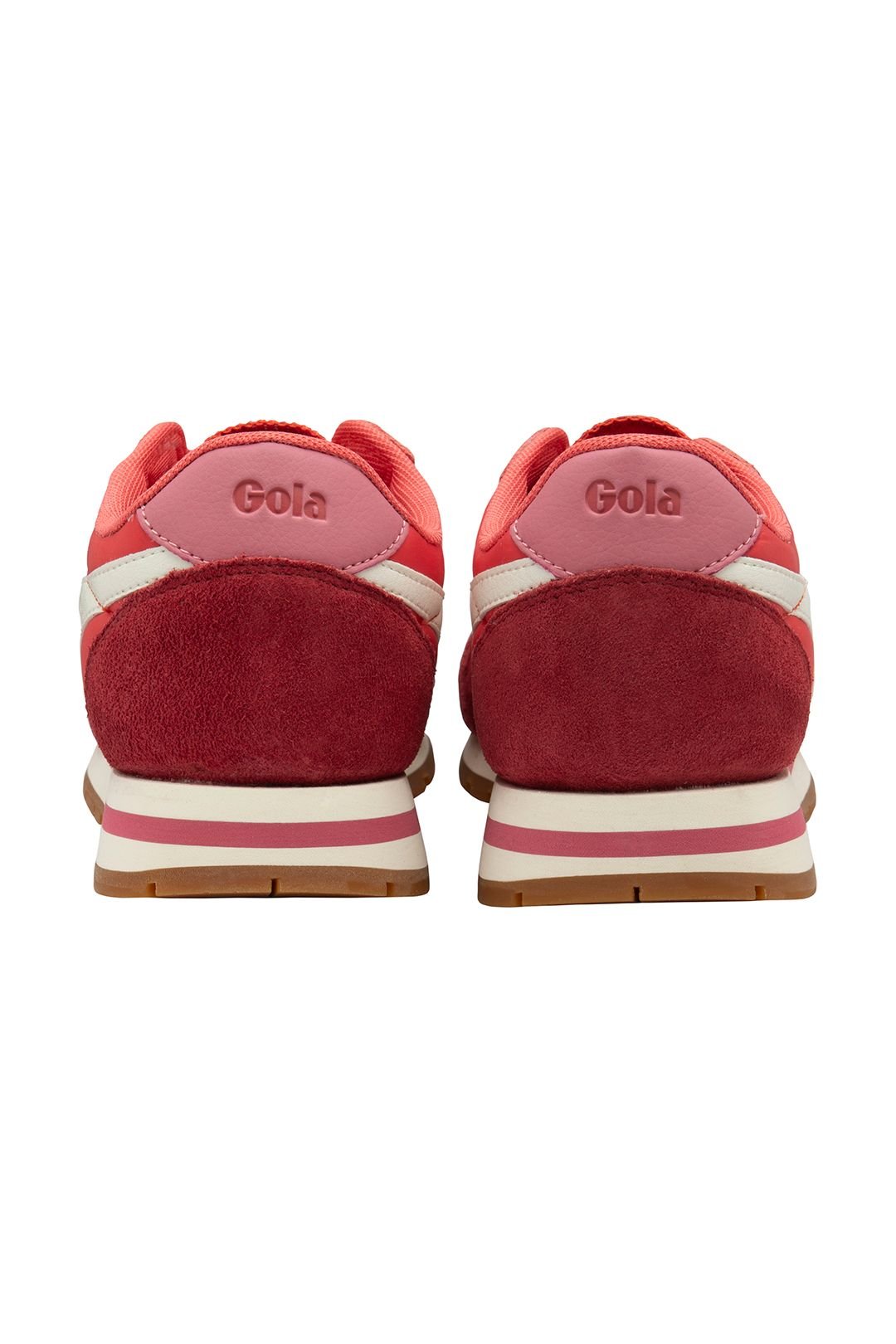 Gola Classics Gola Classics Women's Daytona Chute' Nylon Lace-Up Trainers in Coral - 4