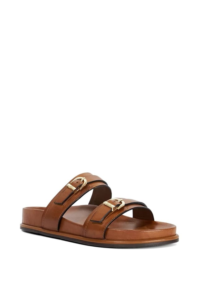 Dune London Dune London Women's 'Lissons' Leather Sandals in Brown - 2