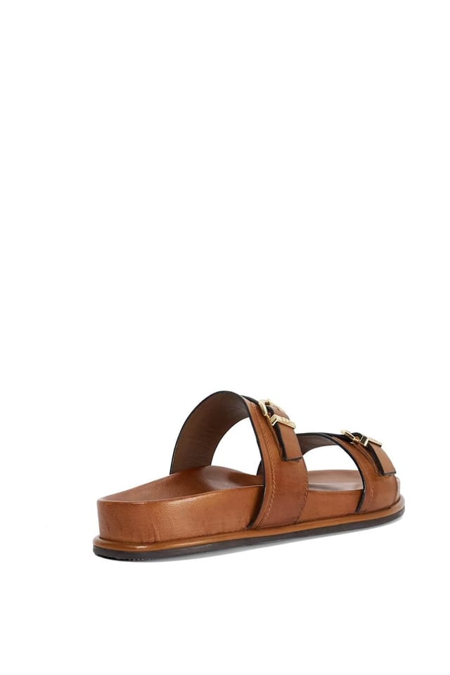 Dune London Dune London Women's 'Lissons' Leather Sandals in Brown - 3