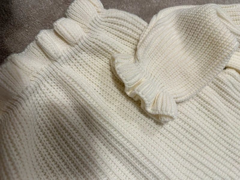 ASOS Cream Knit High Neck Jumper - Short Length