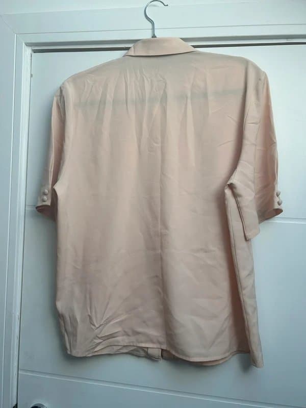 Canda Vintage Canda short sleeved button up blouse