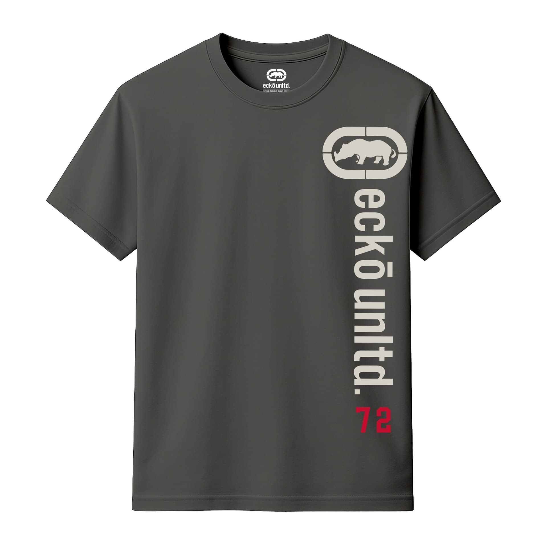 Ecko Untld. Ecko Untld. Men's Column T-Shirt in Charcoal