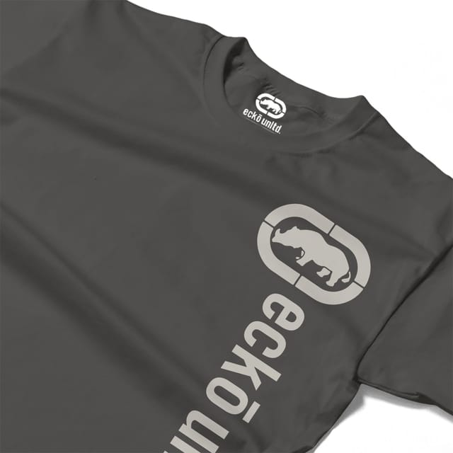 Ecko Untld. Ecko Untld. Men's Column T-Shirt in Charcoal - 3