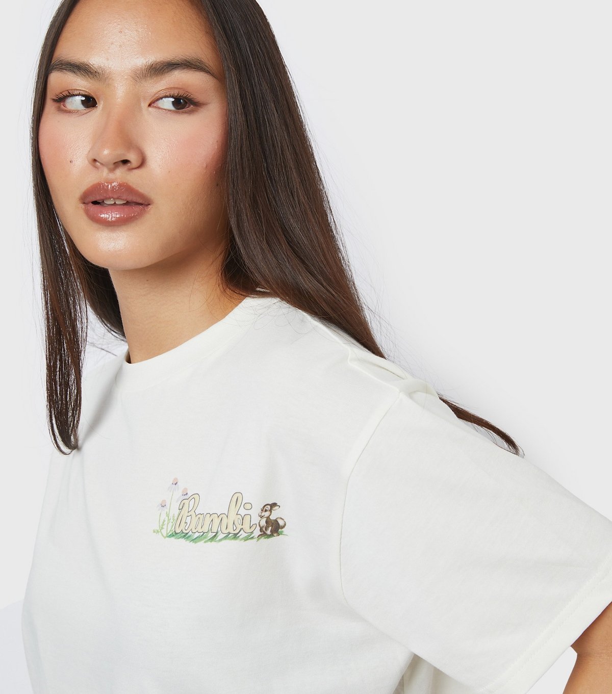 Skinnydip Women's White Disney Bambi Poster T-Shirt Skinnydip New Look - 4