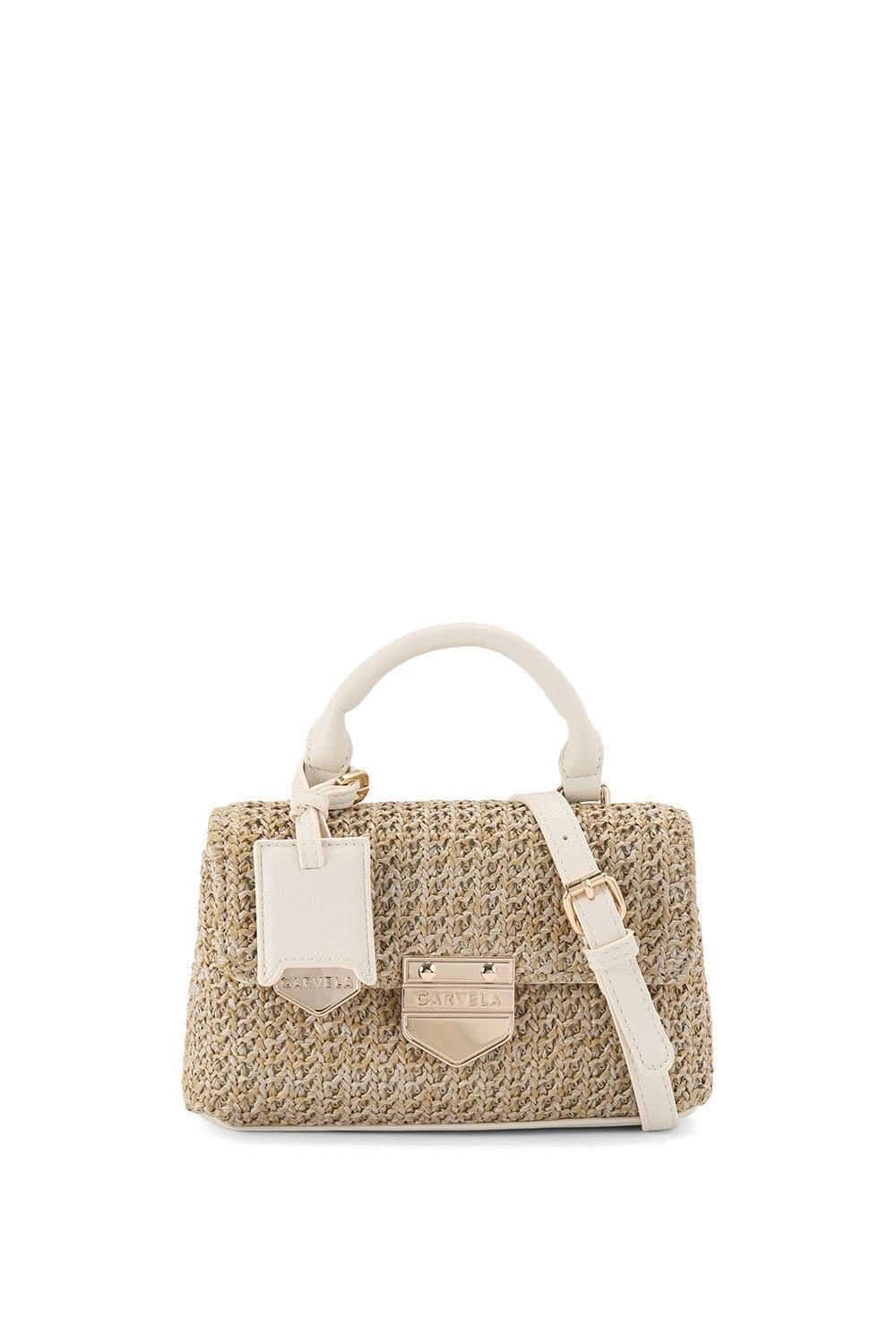 Carvela Carvela Women's 'Maria Mini Top Handle' Bag in Beige
