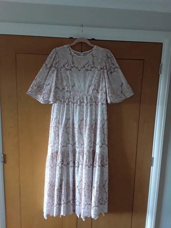Never Fully Dressed Beautiful lace embroidered dress by never fully dressed, midi length 14/16 - 1