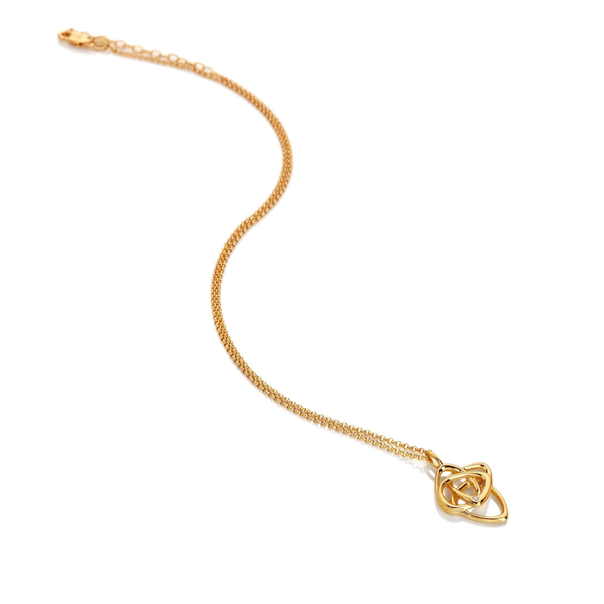 Hot Diamonds Hot Diamonds Women's HD X GE Endless Pendant in Gold