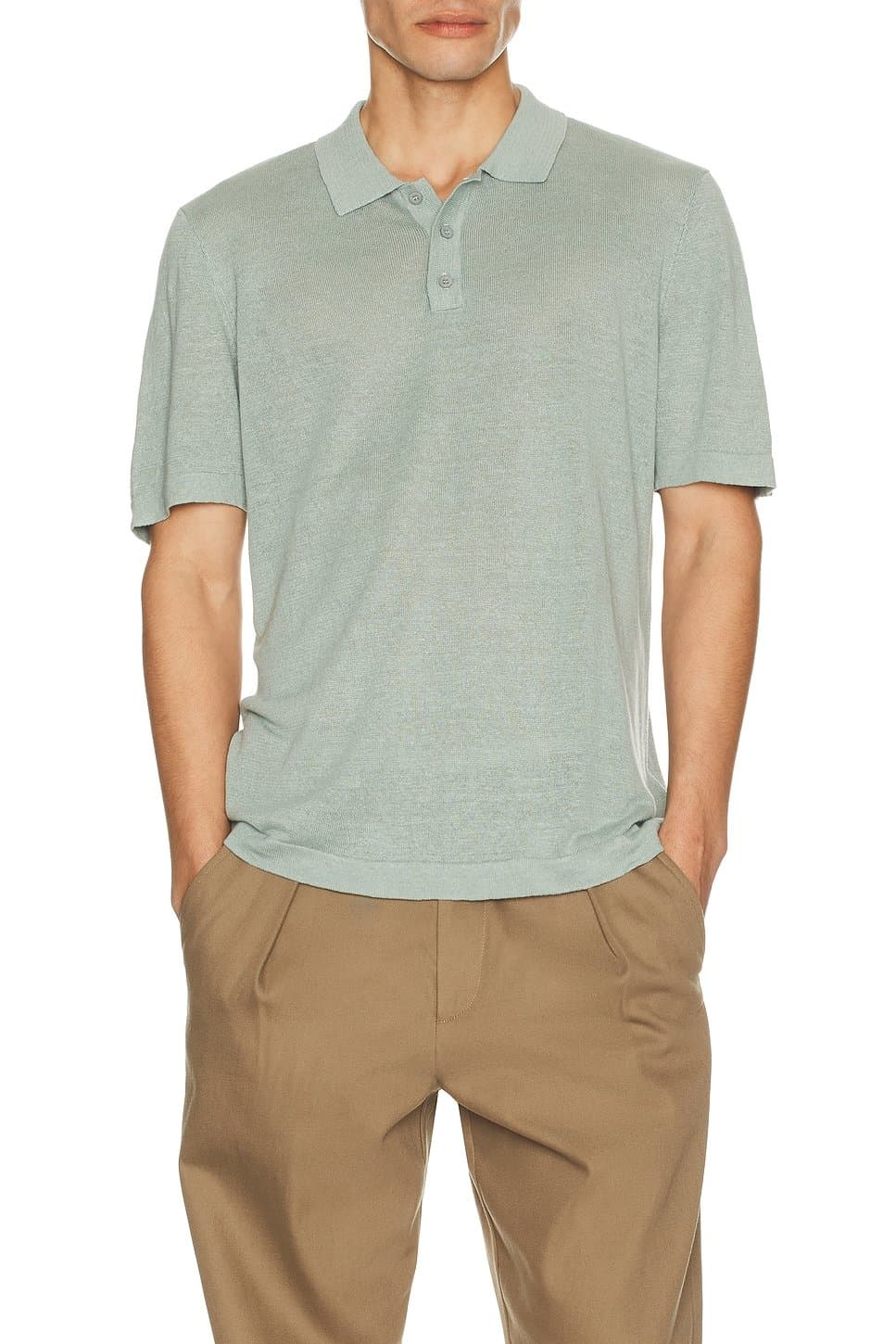 revolve Linen Sweater Polo