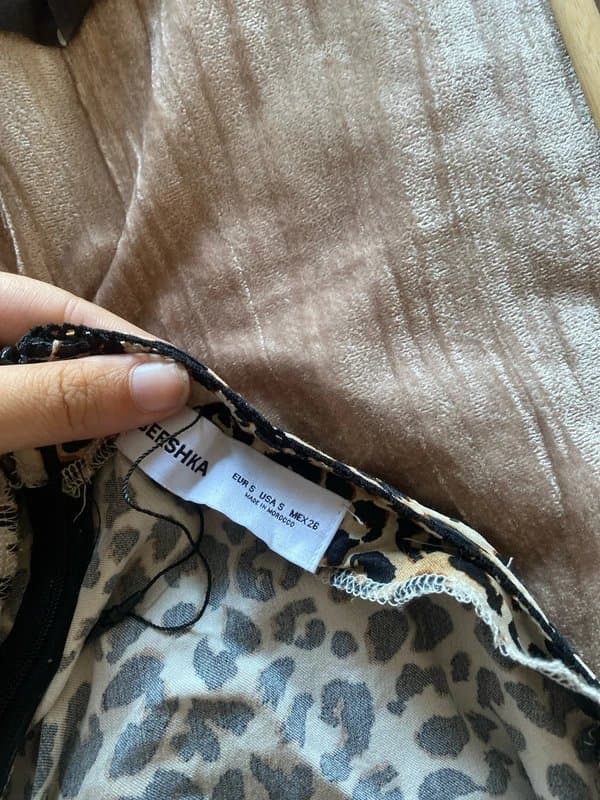 Bershka Bershka maxi skirt leopard print