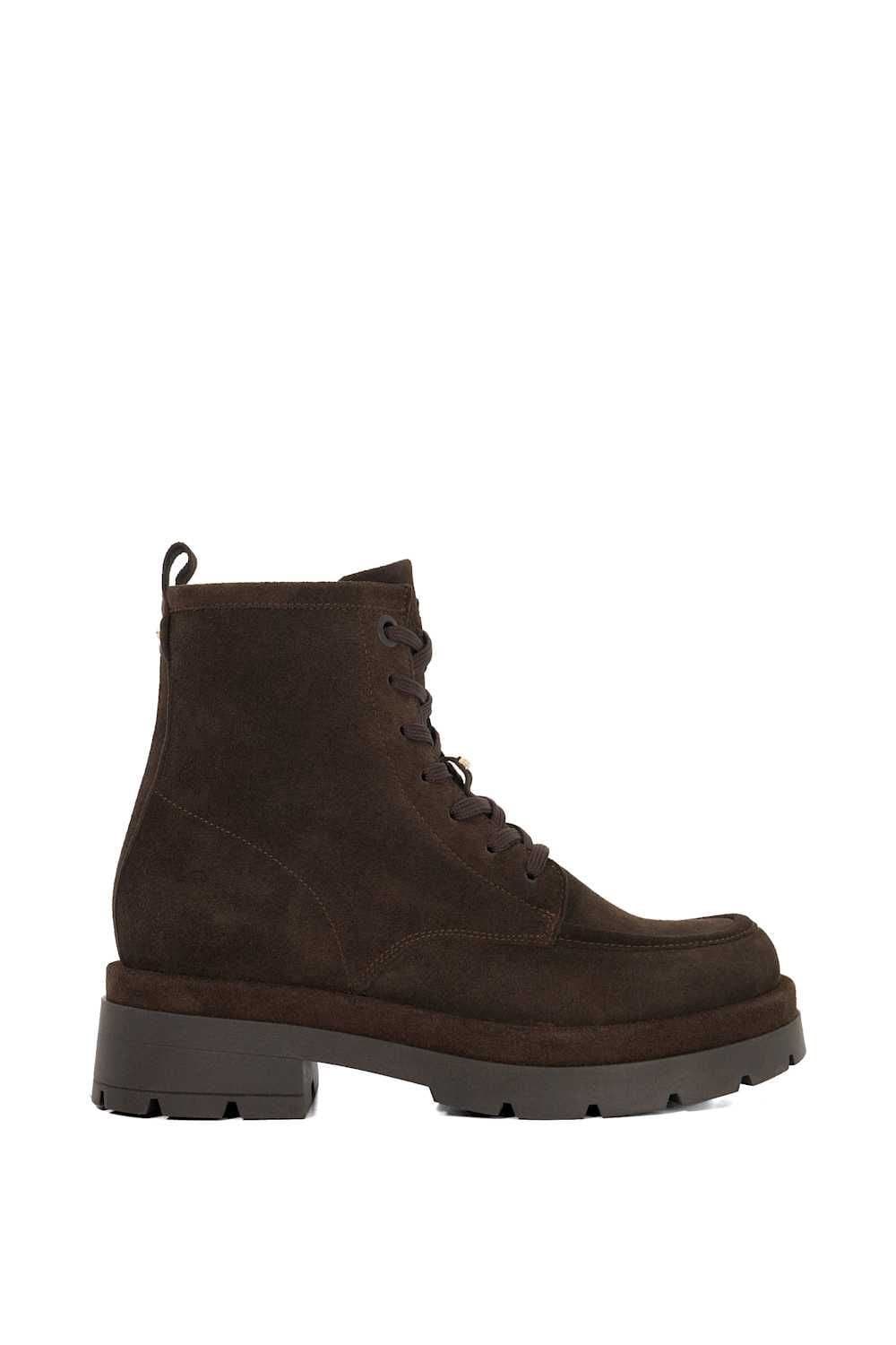 Dune London Dune London Women's 'Pennington' Suede Ankle Boots in Brown