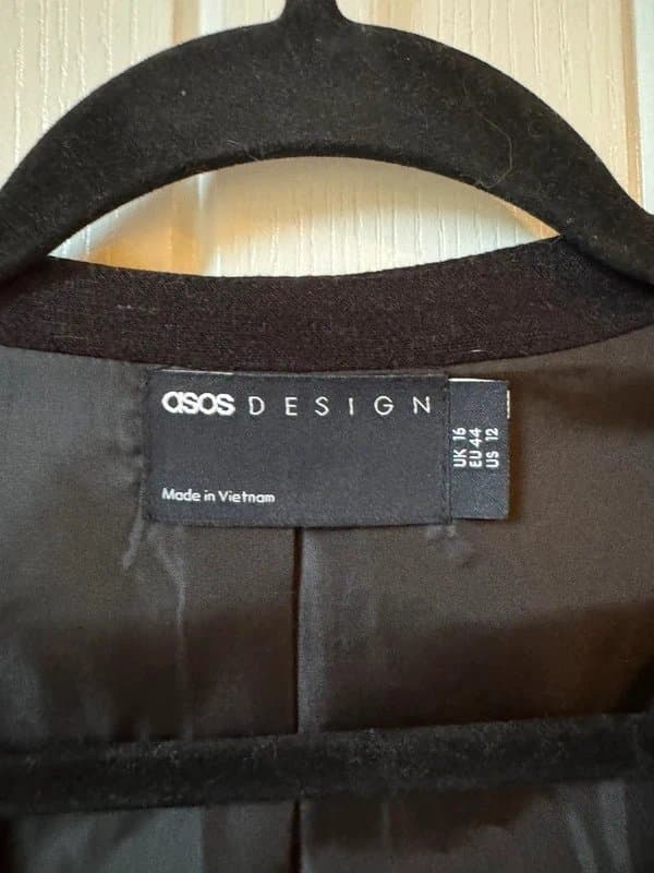ASOS Asos black waistcoat