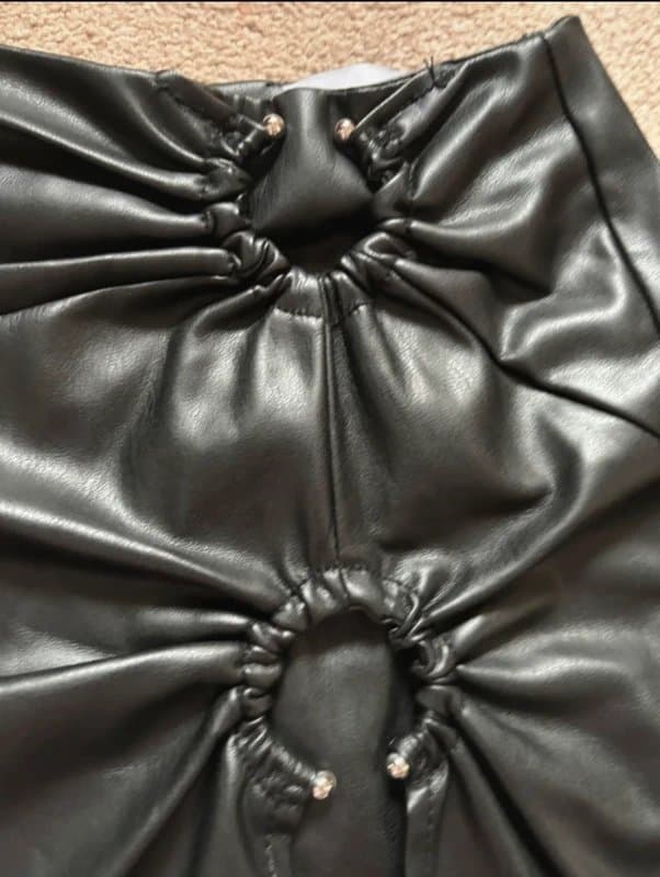 Bershka Bershka Faux Leather Mini skirt