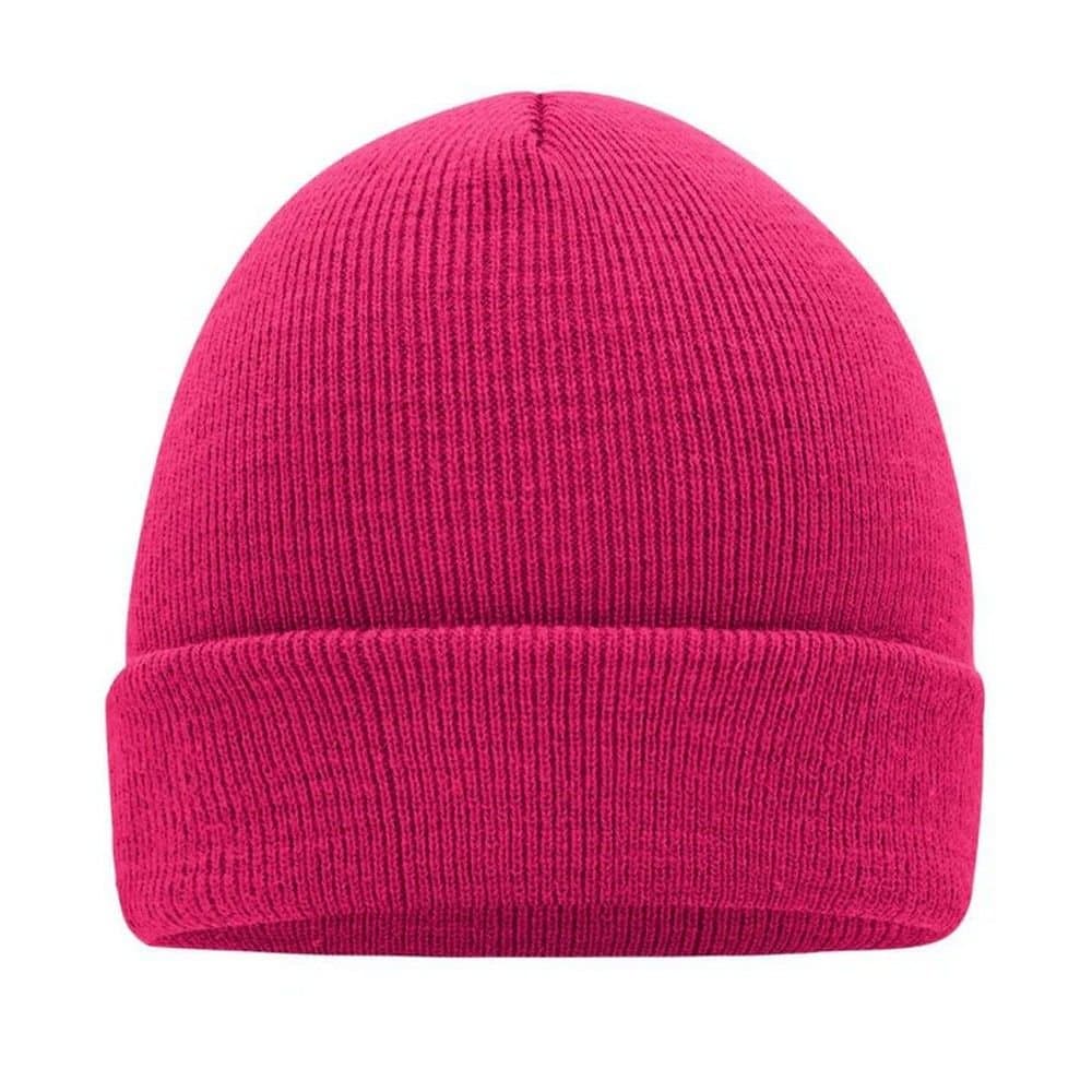 Myrtle Beach Myrtle Beach Men's Knitted Beanie in Magenta