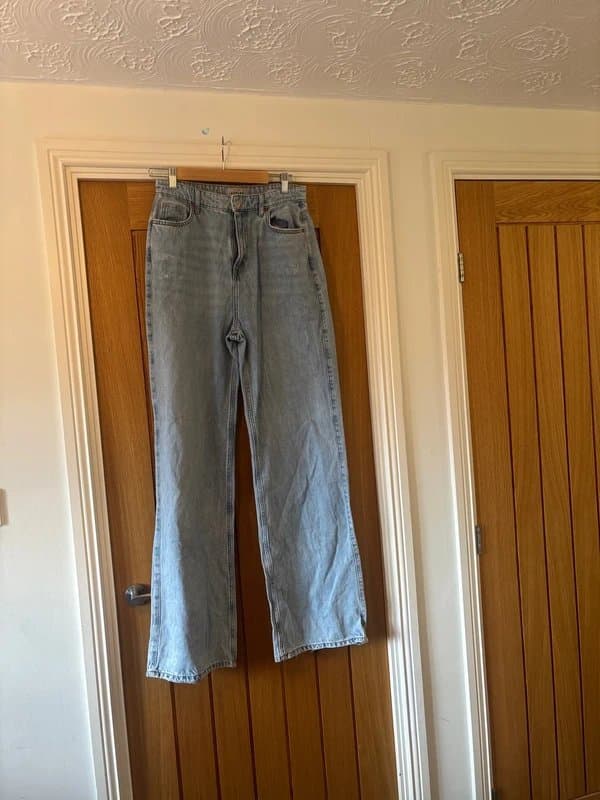 New Look Blue New Look wide leg jeans