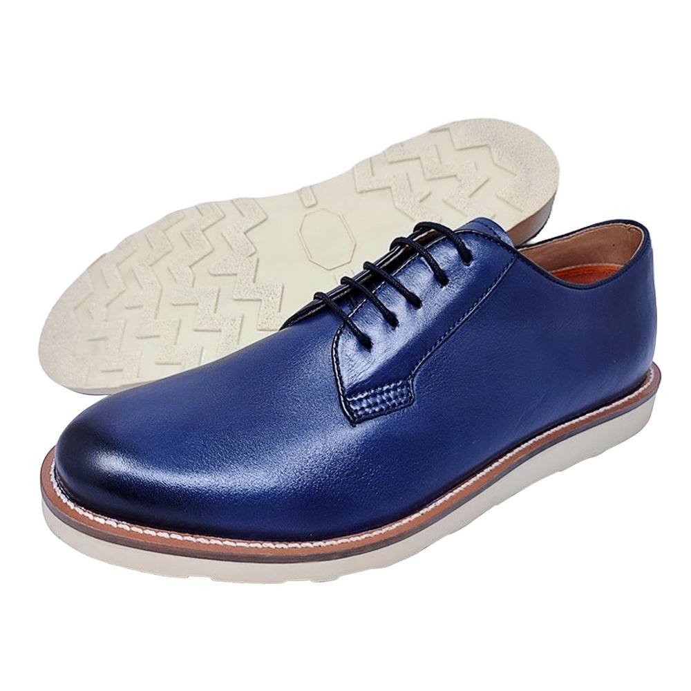 LB COMFORT LB COMFORT Men's Newton Leather Shoes in Blue - 2