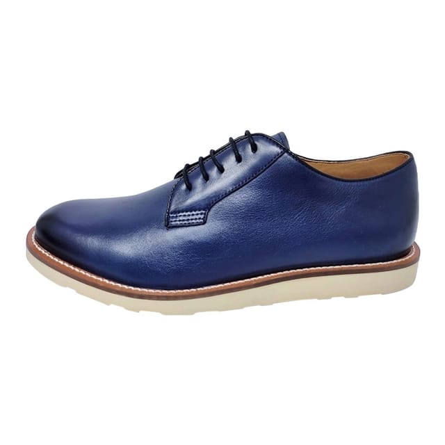 LB COMFORT LB COMFORT Men's Newton Leather Shoes in Blue - 2