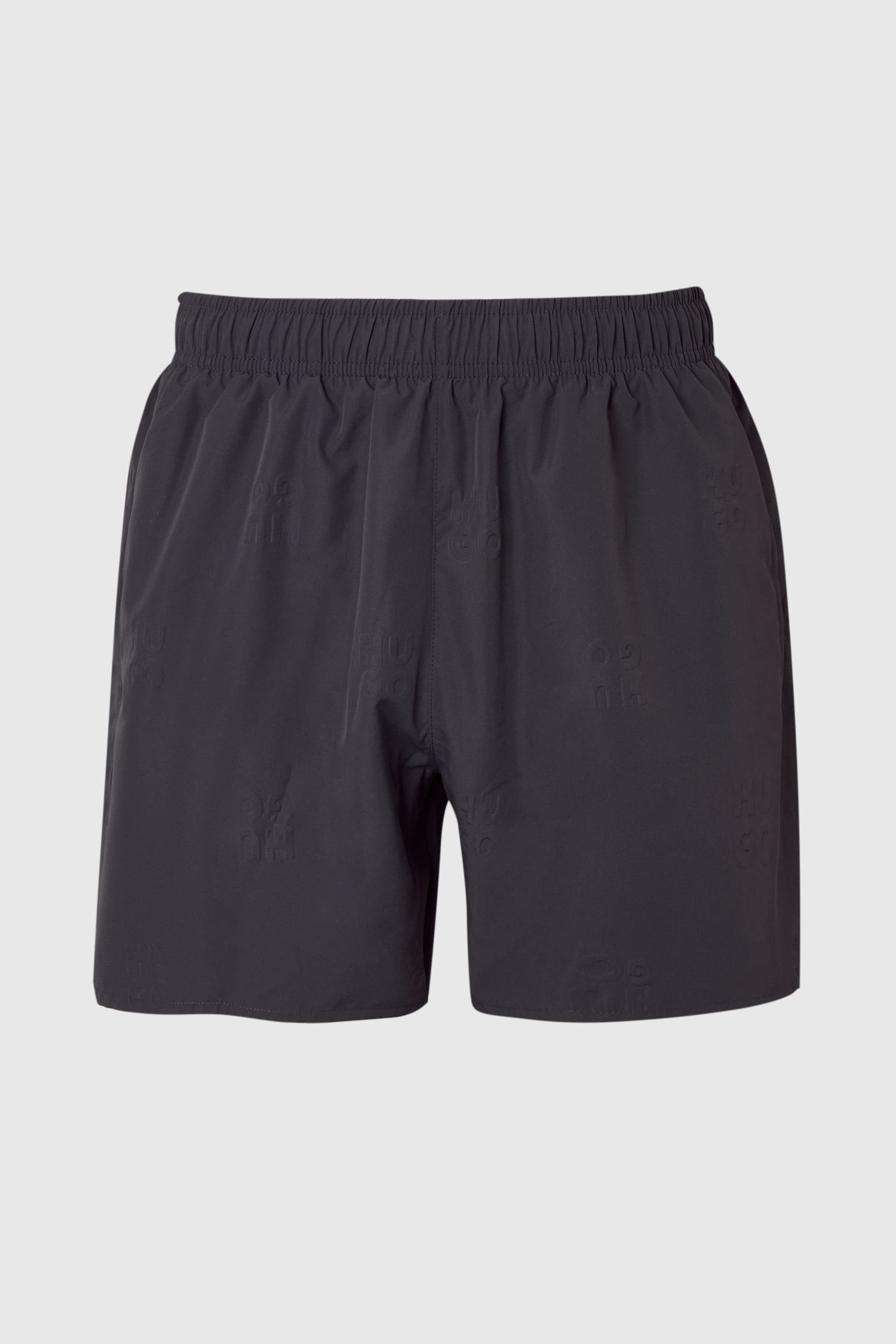 HUGO Hugo Men's Tonal Logo Shorts Charcoal