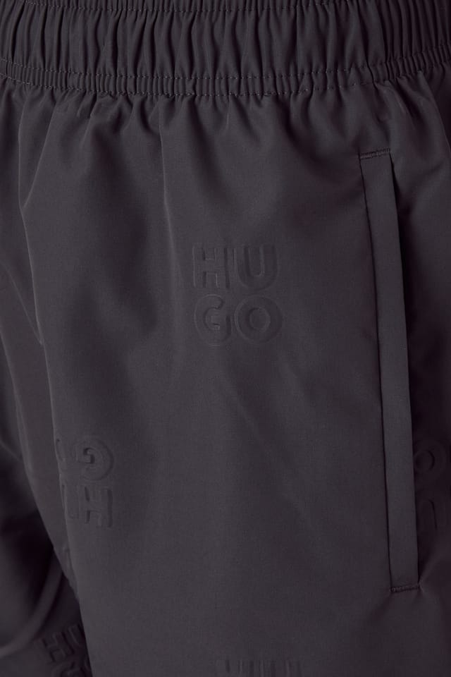 HUGO Hugo Men's Tonal Logo Shorts Charcoal - 3