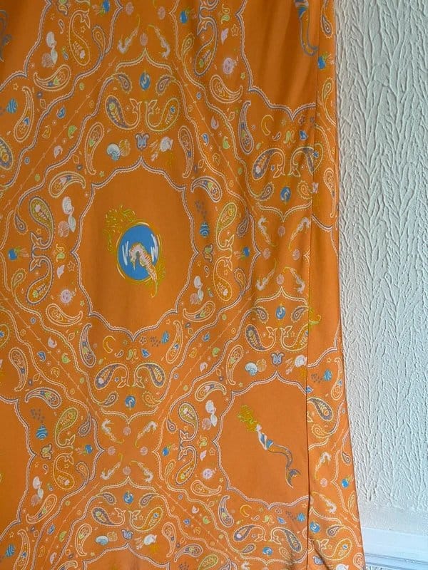 Never Fully Dressed Never fully dressed Orange Sealife Portrait Dorris skirt size UK 10 - 1