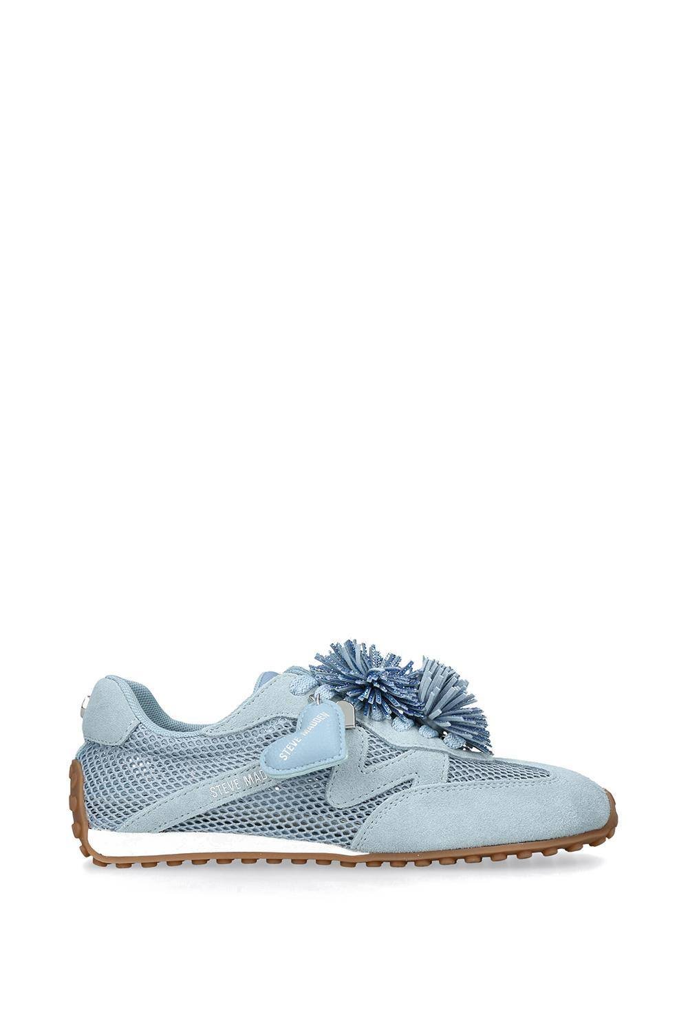 Steve Madden STEVE MADDEN Women's 'Coheart Blue' Fabric Trainers in Blue - 1