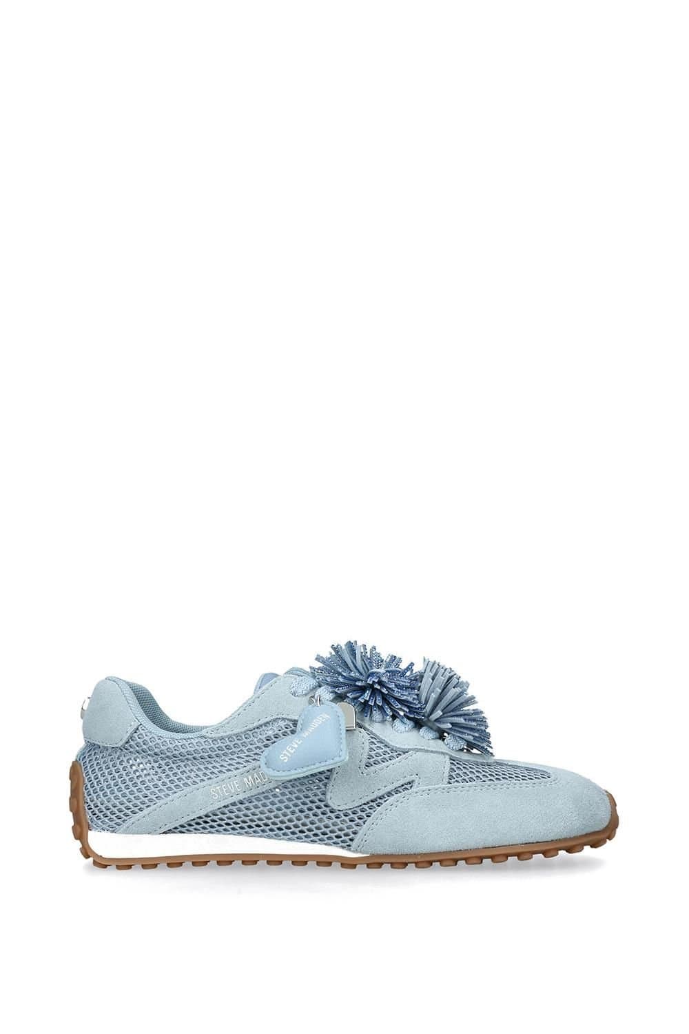 Steve Madden STEVE MADDEN Women's 'Coheart Blue' Fabric Trainers in Blue