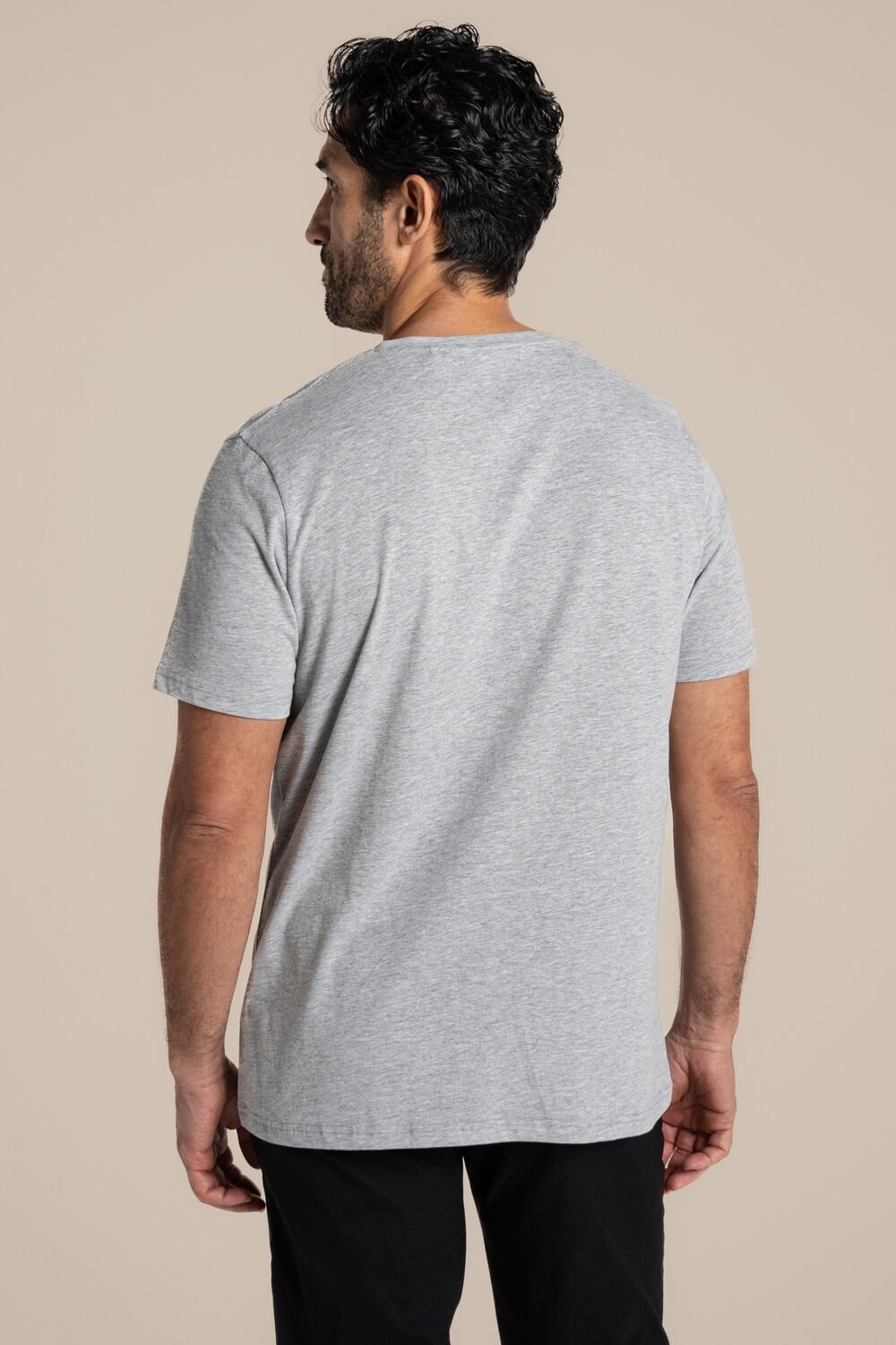 Craghoppers Craghoppers Men's Lucent Relaxed Fit Short Sleeved T-Shirt in Pale Grey - 2