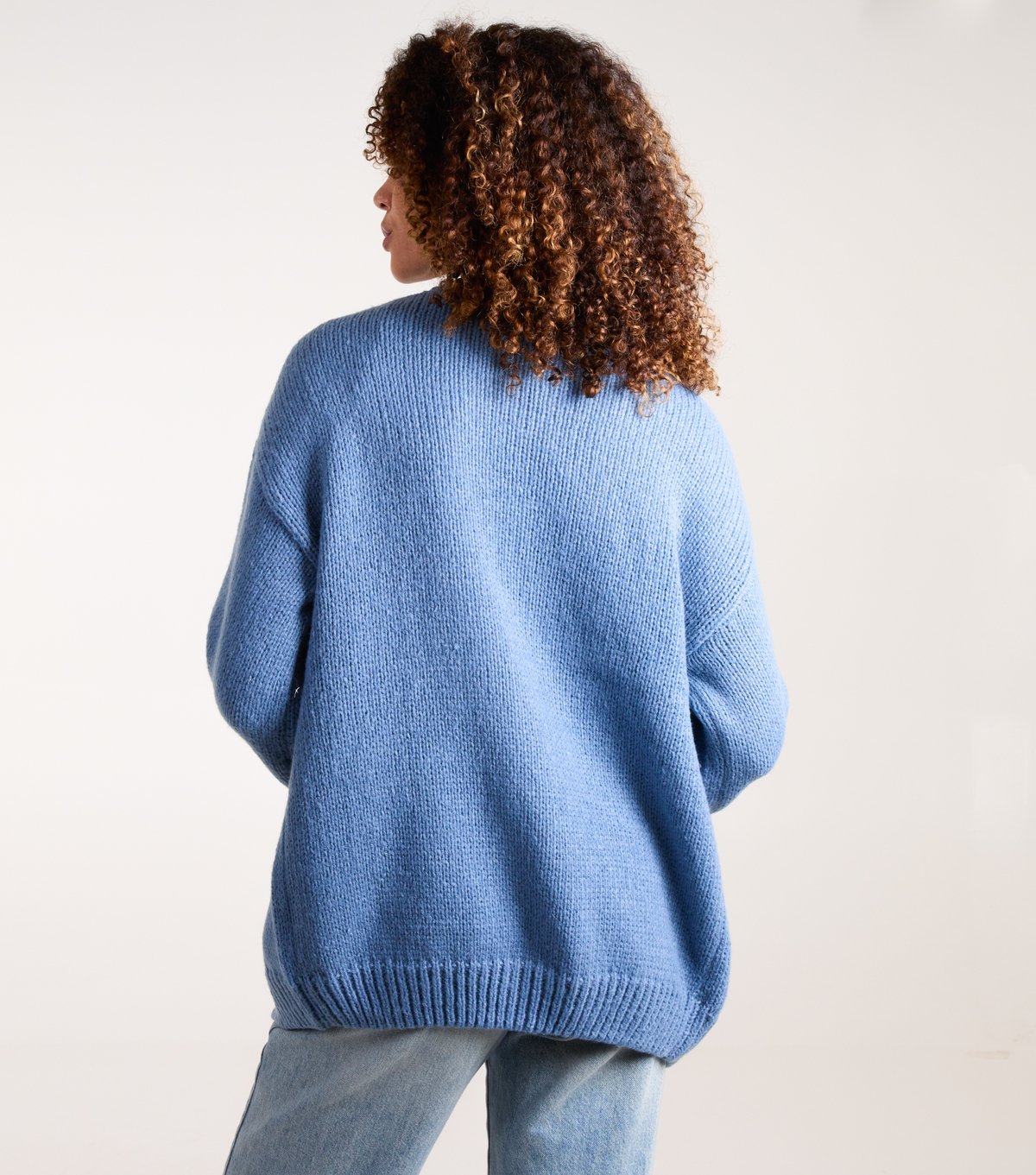 Blue Vanilla Women's Daisy Embroidered Cardigan Blue Vanilla New Look - 4