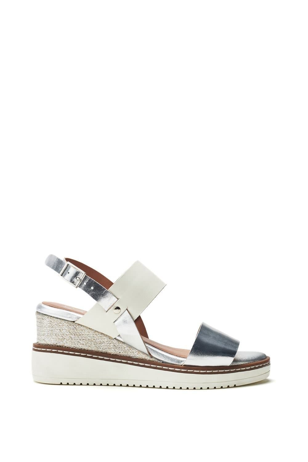 Moda In Pelle Moda In Pelle Women's 'Gavasi' Leather Wedges in White