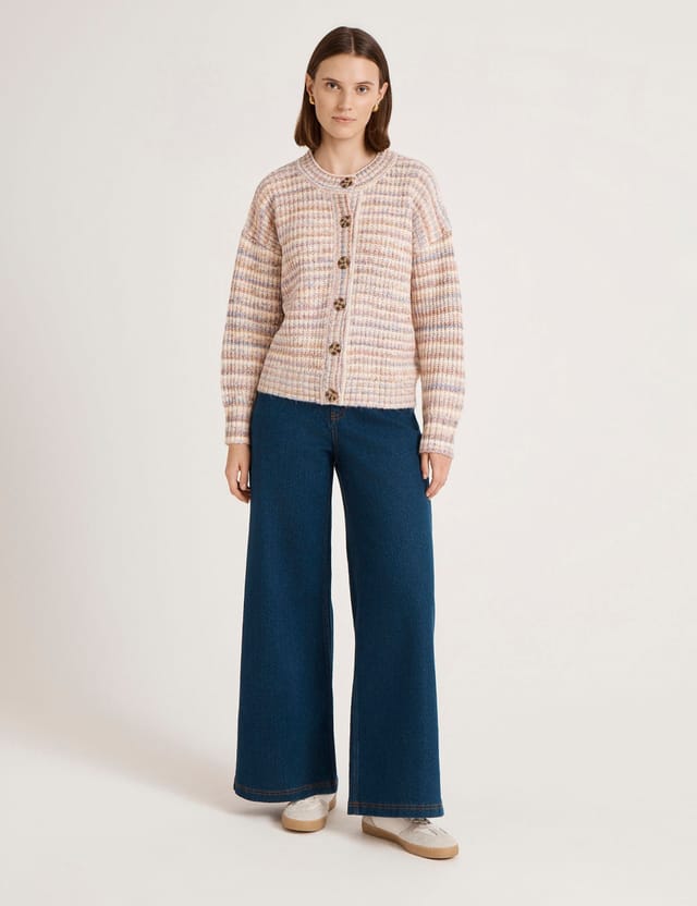 Finery London Finery London Women's Whitney Round Neck Knitted Cardigan - 2
