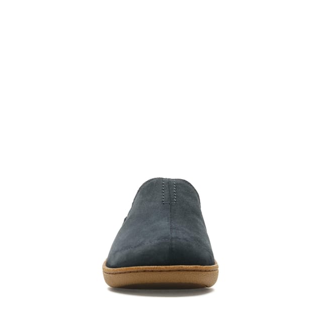 Clarks Clarks Men's Home Mocc Slipper Navy Suede Slip Ons, Slippers in Blue - 3