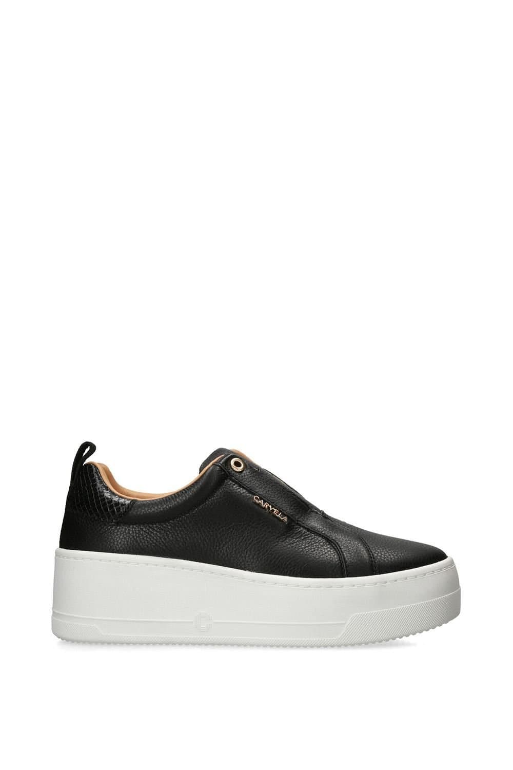 Carvela Carvela Women's Black Leather Trainers
