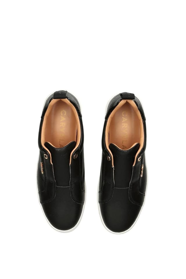 Carvela Carvela Women's 'Connected Laceless' Leather Trainers in Black - 2