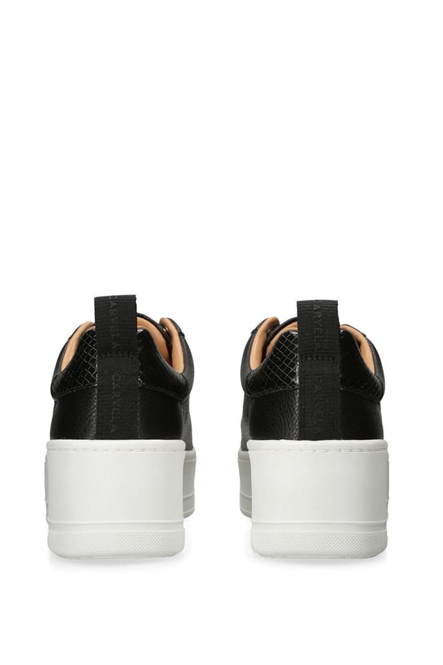 Carvela Carvela Women's 'Connected Laceless' Leather Trainers in Black - 3