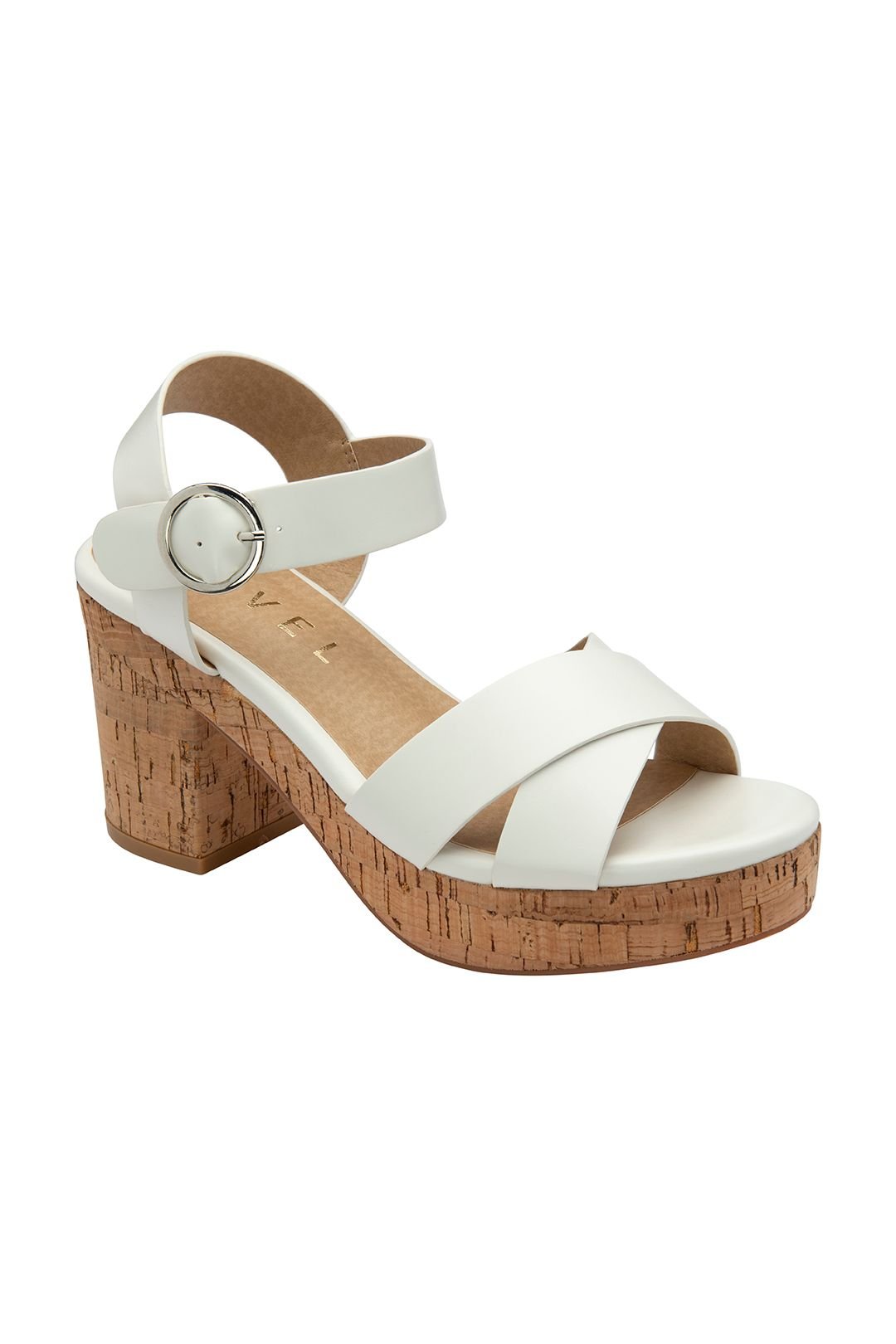 Ravel Ravel Women's 'Ghent' Open-Toe Platform Sandals in White - 1
