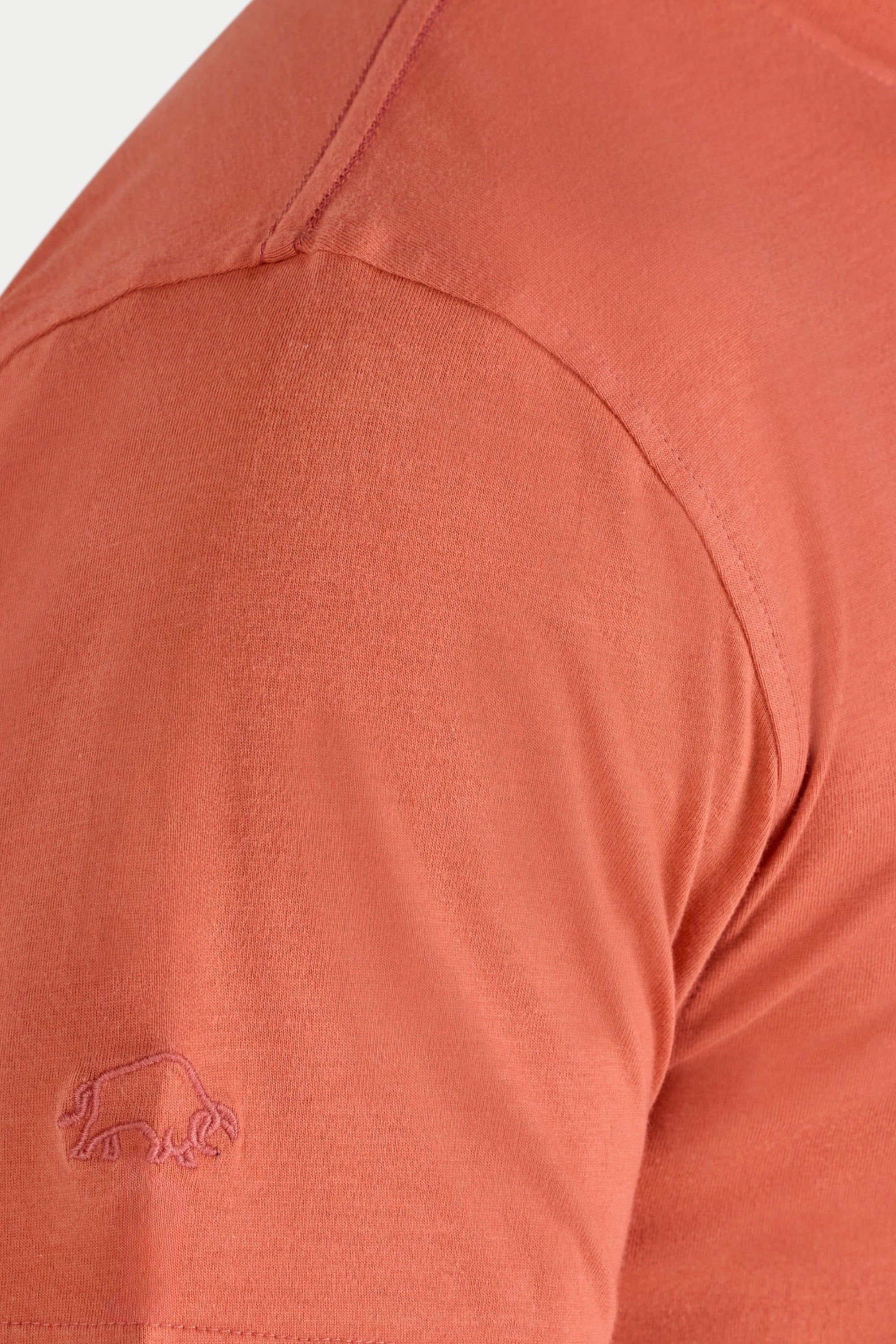 raging bull Raging Bull Men's Flock Union Jack Bull T-Shirt in Orange - 3