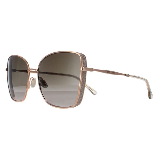 Jimmy Choo Jimmy Choo Women's Square Copper Gold Grey Gradient ALEXIS/S - 2