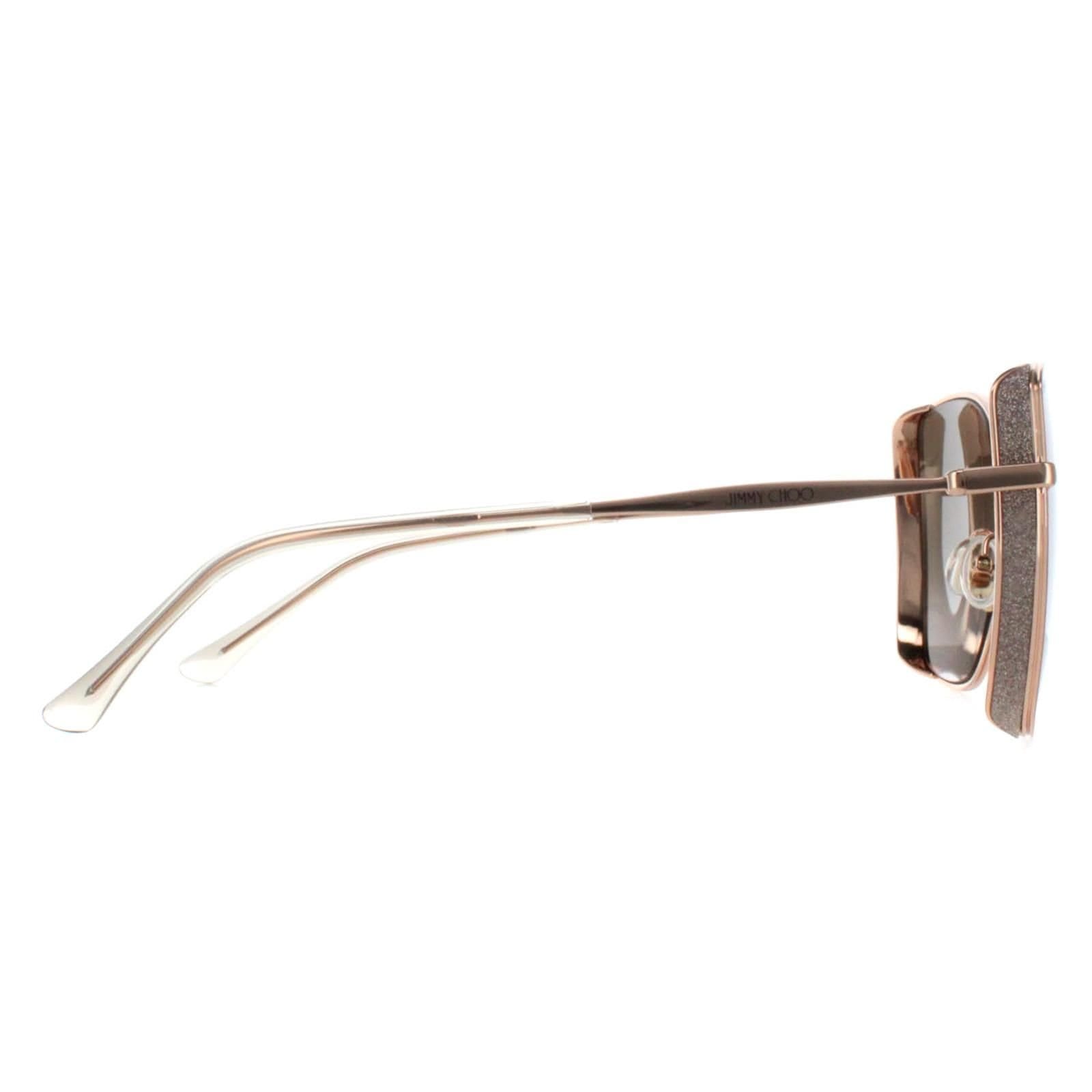 Jimmy Choo Jimmy Choo Women's Square Copper Gold Grey Gradient ALEXIS/S - 4