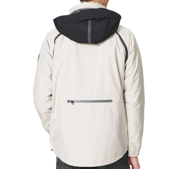 Belstaff Belstaff Men's Solid Twin Fawn Black Black Waterproof Track Jacket - 3