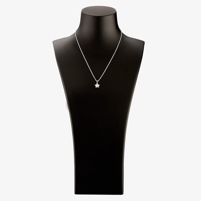 T.H.Baker T.H.Baker Women's Silver Cubic Zirconia Star Pendant & Studs Set SET14288 - 3