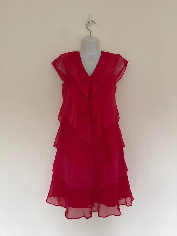 Phase Eight NEW (shop floor) Phase Eight Ruffle Mini Dress - Size UK 8 RRP £129