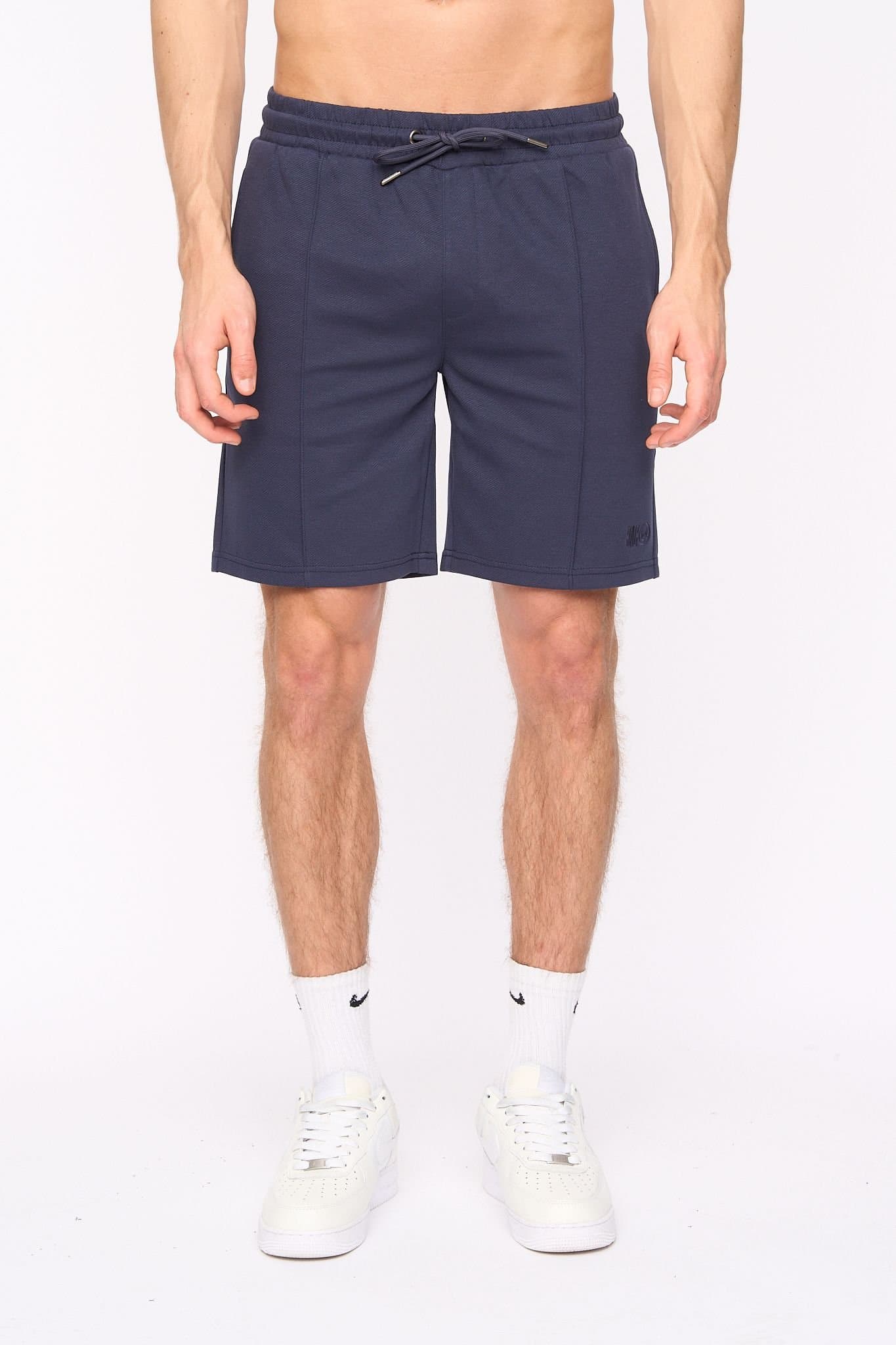 Duck&Cover Duck&Cover Men's Sherborn Comfortable Elasticated Waist Shorts in Dark Blue