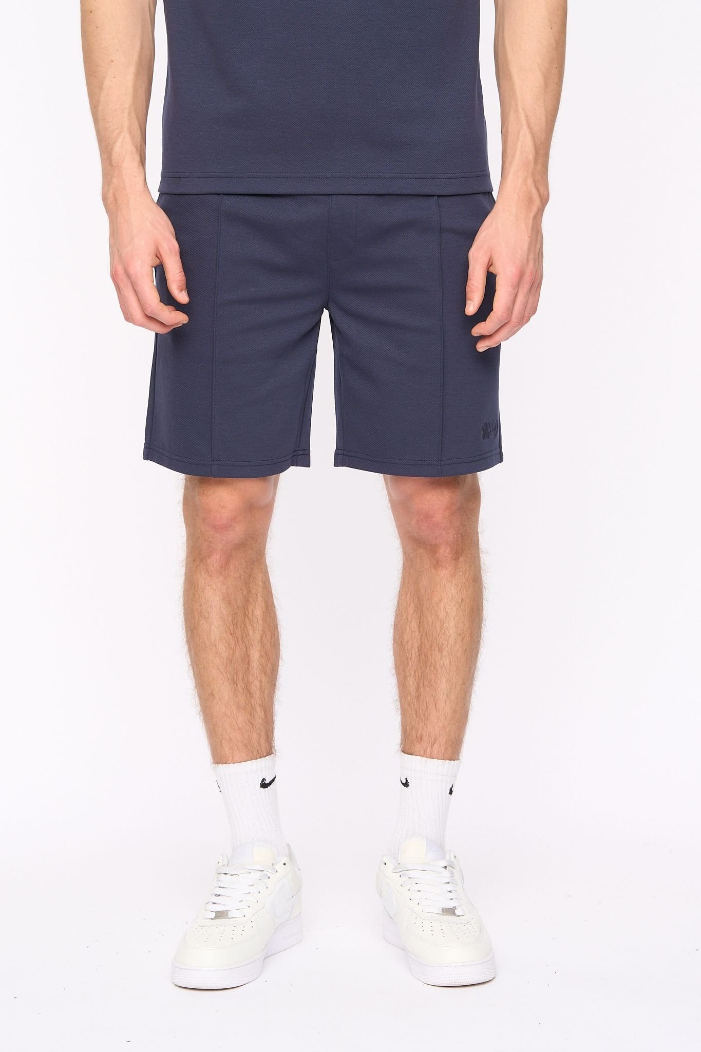 Duck&Cover Duck&Cover Men's Sherborn Comfortable Elasticated Waist Shorts in Dark Blue - 4