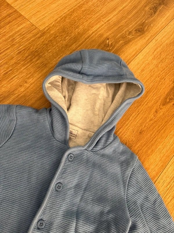Mini Cuddles Blue Doggy Hooded Jacket - 1