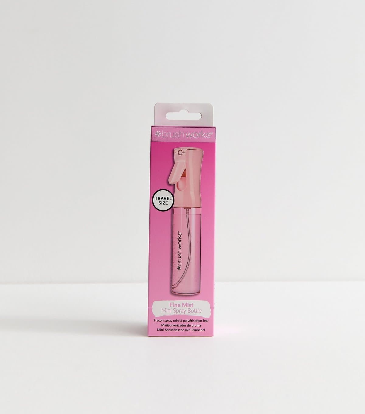 Brushworks Light Pink Fine Mist Spray Bottle Brushworks New Look